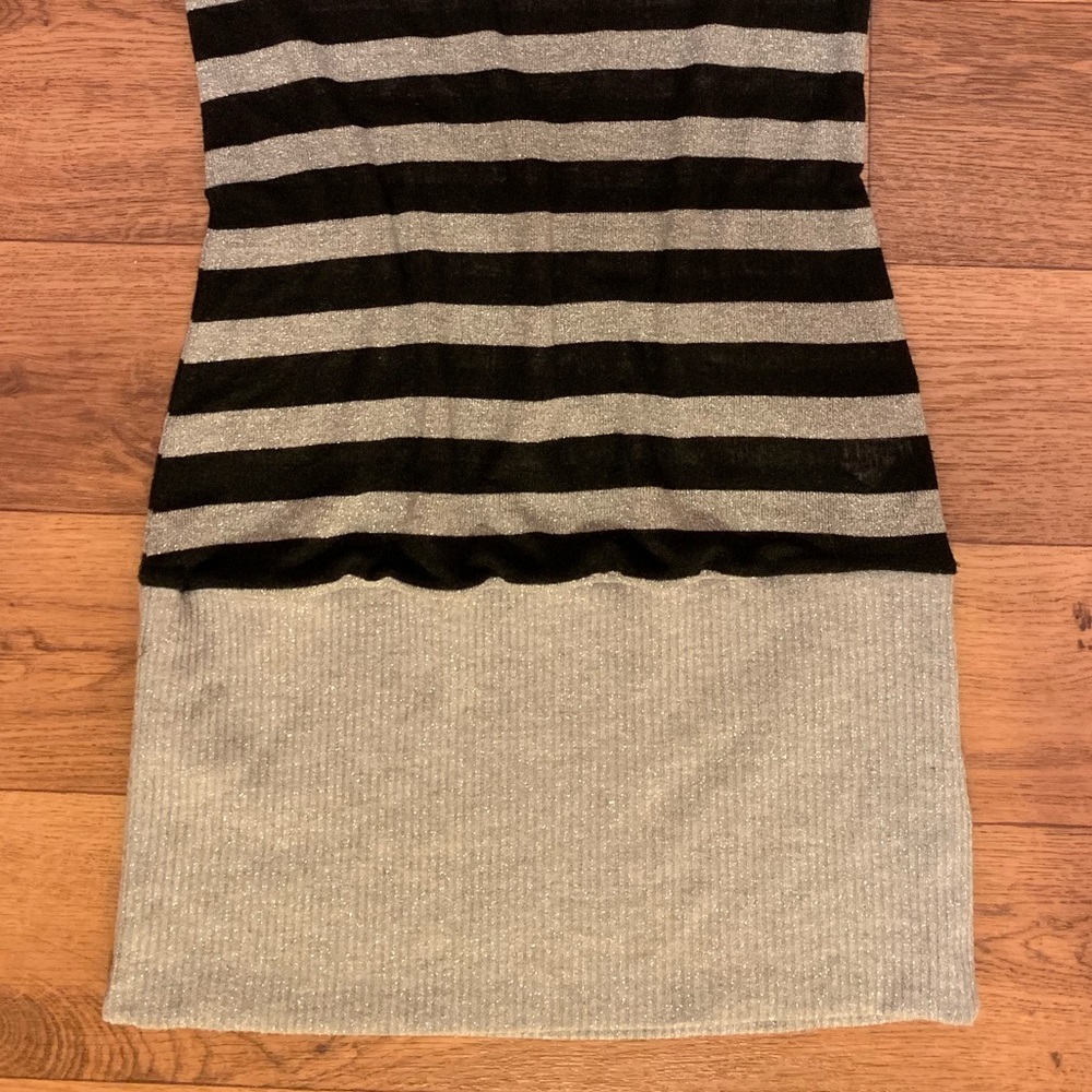 glitter dress stripped dress - Picture 4 of 5